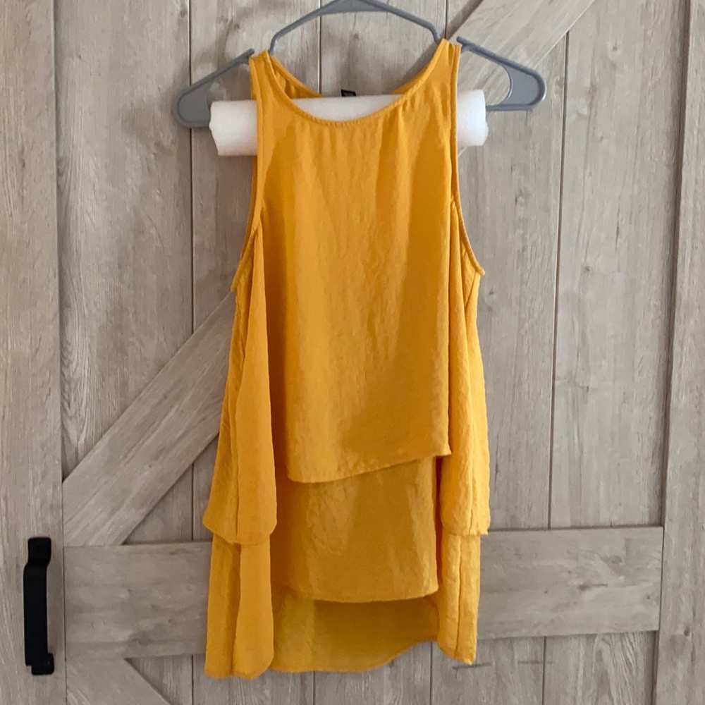 Mustard blouse